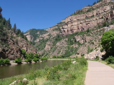 Colorado River and Glenwood Canyon.